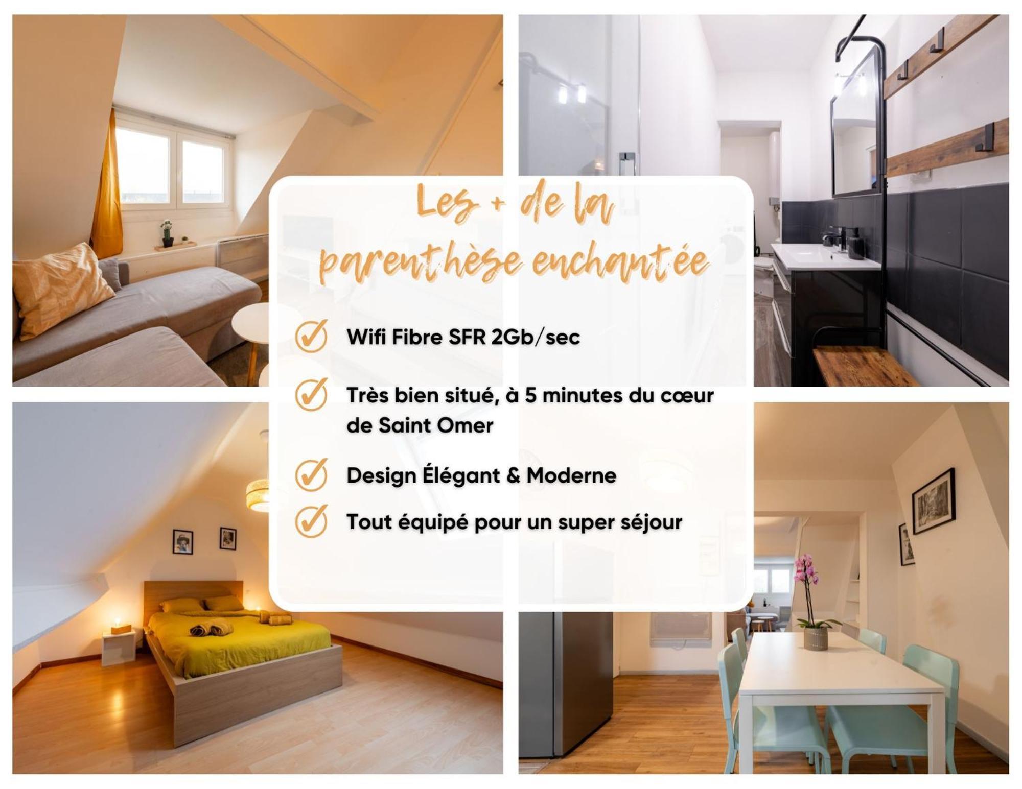 Duplex La Parenthese Enchantee Sint-Omaars Buitenkant foto